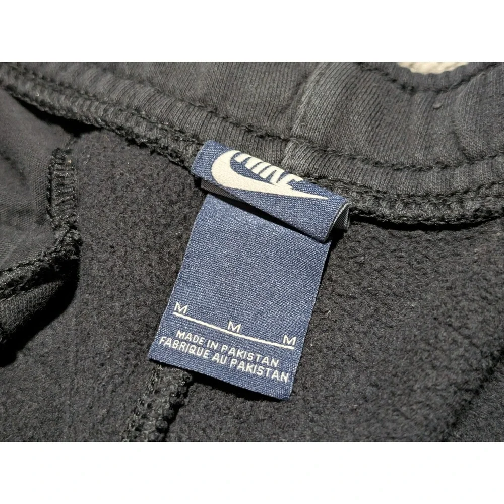 Nike Joggers‎ Mens Medium Black Fleece Sweatpants Relaxed Fit Drawstring Sporty